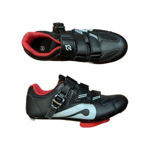 Peloton Cycling Biking Shoes Size 38 Black Excellent Condition Red Women’s 7  Gr